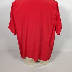 Vintage Haberdas-Hers Womens Shirt 100% Silk Y2K Career ASOM 80' Power S/M